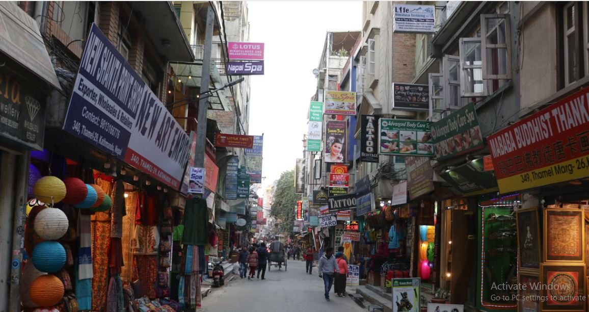 ठमेलमा निर्वाधरुपमा व्यवसाय गर्न पाउनुपर्ने माग